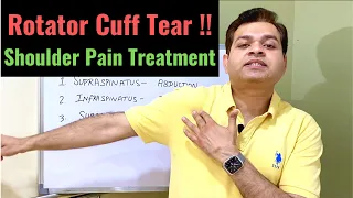 Rotator Cuff Injury, Shoulder Pain, Treatment for Rotator Cuff, Rotator Cuff Tear Symptoms