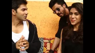 ' #DILWALE ' SRK ♥ @iamSRK ♥and Varun promote 'Bhaag Johnny' with Zoa Morani