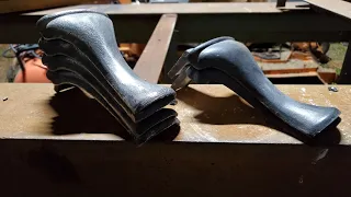 MAKING CAST IRON STOVE LEGS