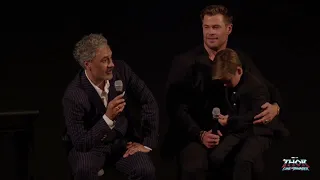 Chris Hemsworth and Taika Waititi Interview at 'Thor: Love and Thunder' Premiere