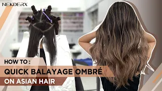 How To : Quick Balayage Ombré on Asian Hair