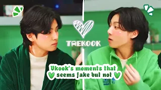 Taekook's moments that seems FAKE but AREN'T!