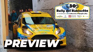 RALLY PREVIEW - 30° Rally del Rubinetto 2023