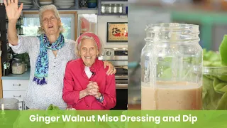 Ginger Walnut Miso Dressing and Dip