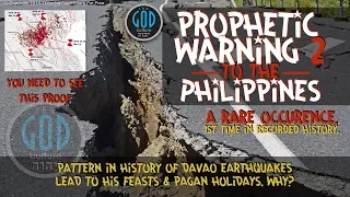 Prophetic Warning 2: Earthquake Pattern In Mindanao History Leads to Feasts of YHWH