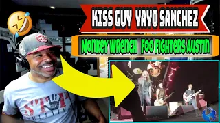 Kiss Guy (YAYO Sanchez) plays Monkey Wrench   Foo Fighters Austin - Producer Reaction