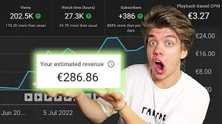 Pelnu ar YouTube reklāmām, lai samaksātu nodokļu parādu - 18. diena