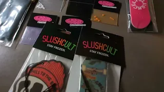 Slushcult Unboxing | Crazy amount of fingerboard items!🥤