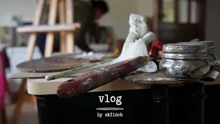 11 The start of two new paintings | art vlog