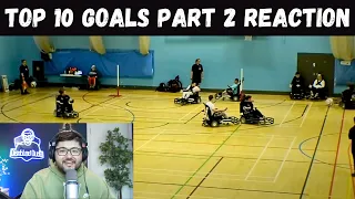 Reacting to Top 10 Powerchair Football Goals Part 2