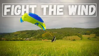 Paragliding High Wind | Launching And Ground Handling In Strong Wind