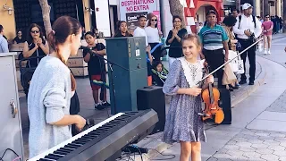 Amazing Piano and Violin performance - Mom and daughter - River Flows in You - Yiruma