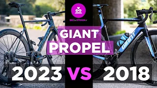 Comparativa Giant Propel: 2023 contro 2018