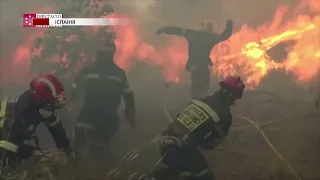 Пасажири постраждали у Валенсії, коли поїзд намагався проїхати крізь вогонь