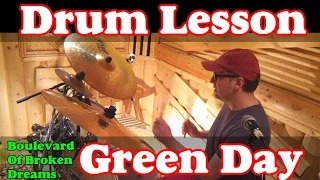 Уроки игры на барабанах Green Day  Boulevard Of Broken Dreams (Russian language) Drum lessons Ddrums