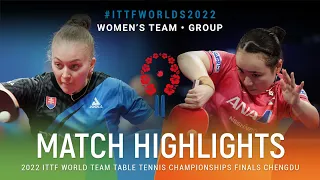 Highlights | Ema Labosova (SVK) vs Mima Ito (JPN) | WT Grps | #ITTFWorlds2022