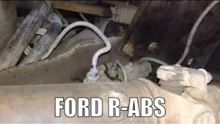 How to bleed your brakes with RABS valve (Ford ABS)