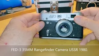 The Fed 3 Camera: introduction to Russian 35 mm rangefinder cameras.