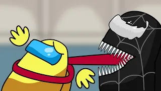 Venom Spiderman Killing Crewmates Among us Part 12 - Avengers Animation