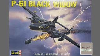 P-61 Black Widow | TIMELAPSE | Full Build | Revell | Monogram | Scale Model Building|WWII|Airplane