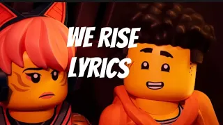 Lego Ninjago Dragons Rising "We Rise" lyrics video