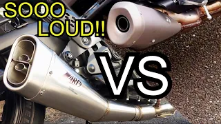 ZARD vs Stock exhaust Sound!!!! MT 07 Euro 5 (2024)