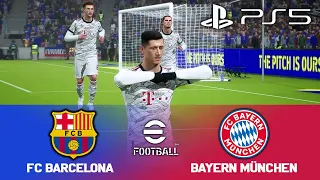 eFootball 2022 FC Barcelona vsFC Bayern München   Gameplay PS5