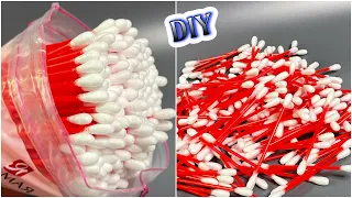 🔊ВАТНЫЕ ПАЛОЧКИ❓ ЭТО ПРОСТО БОМБА😱ИДЕИ ИЗ ВАТНЫХ ПАЛОЧЕК💥DIY Creative ideas