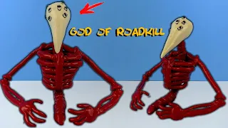 Бог дорожных убийств God of roadkill из пластилина творения Тревора Хендерсона