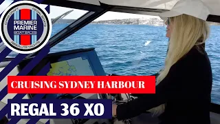 REGAL 36 XO On Sydney Harbour by Premier Marine Boat Sales Sydney Australia!