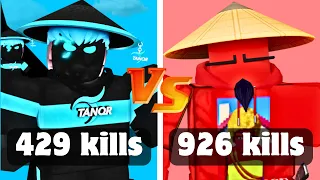 I Broke TANQR's WORLD RECORD for MOST KILLS! (Roblox Bedwars)