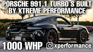 1000 WHP Porsche 991.1 Turbo S at Roll Racing (1320ft) @dragy acceleration from 100-200 km/h