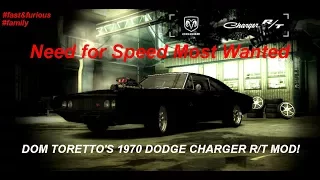 Need for Speed: Most Wanted - Dom Toretto's Dodge Charger 1970/RT Mod Teszt