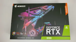 RTX 3080 AORUS Master - топ видеокарта для майнинга? Сравнение с ASUS TUF Gaming RTX 3080.