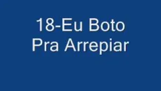 18- Eu Boto Pra Arrepiar - Amaury Júnior O Fera Do Bailão