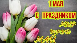 С 1 мая. Прикольное поздравление с 1 мая. Мир, труд, май. Красивое поздравление с 1 мая 2020.