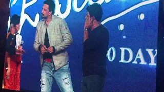 Puneeth Rajkumar and Kiccha Sudeep on Rajakumara 100 days celebration