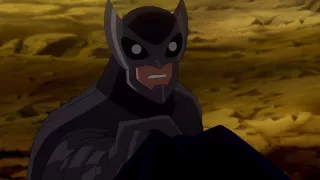 La liga de la justicia - Crisis en dos Tierras (Batman vs. Hombre buho)