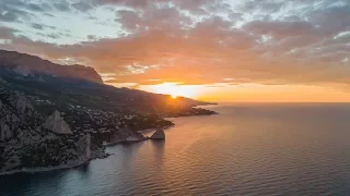 Россия, Южный Берег Крыма, Drone Hyperlapse, 4K