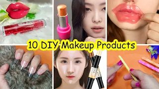 10 diy makeup products||homemade makeup||how to make makeup kit at home||makeup box||sajal malik