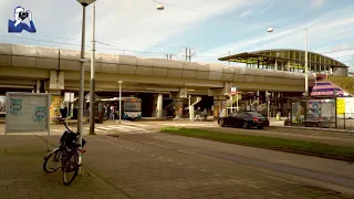 Amsterdam, Metro, Bus and Tram station Burg.de Vlugtlaan