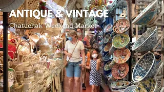 【🇹🇭 4K】Antique & Vintage Shopping Chatuchak Weekend Market