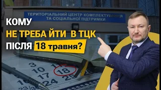 Кому НЕ треба оновлювати свої дані в ТЦК після 18 травня?