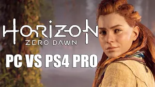 Horizon Zero Dawn PC vs PS4 Pro - How Good is the PC Port? [4K]
