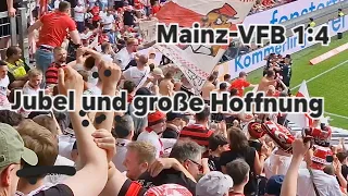 VFB Stuttgart nach 1:4 Spiel in Mainz sehr hoffnungsvoll. Alle Tore mit Emotionen