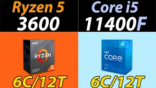 Ryzen 5 3600 Vs. i5-11400F | How Much Performance Difference?