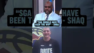 Shaq tells Jokić that SGA should have won MVP over him 😅