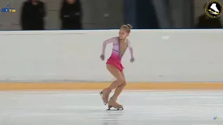 Maria  Paramonova(2008), Elements, 2019.02.26 Moscow Novice Championships