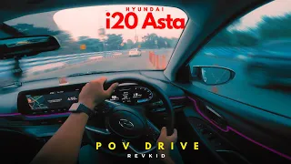 Hyundai i20 Asta(O) POV Drive Review 2023|Feature Rich and Value for Money? i20 2023 Modified Revkid