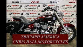 2013 Triumph Bonneville America 865, for sale @chrishallmotorcycles Doncaster